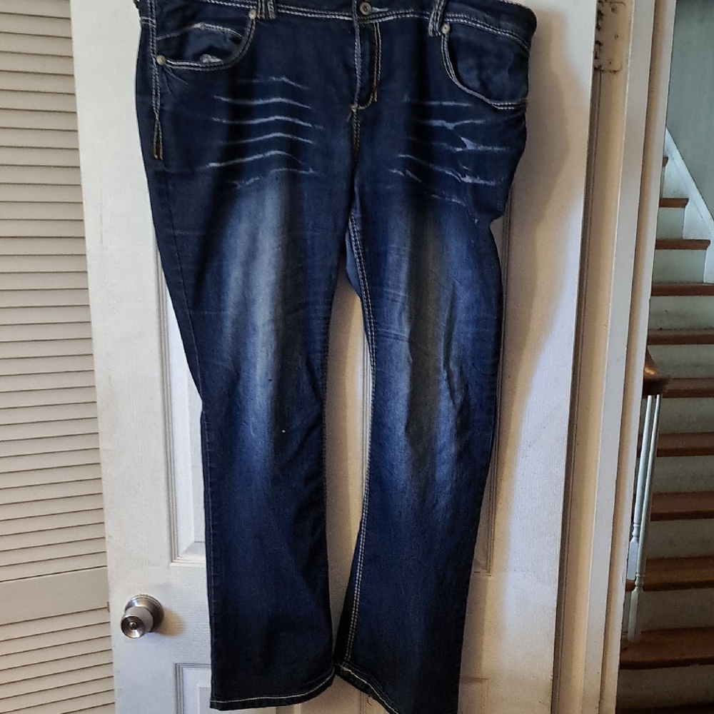Amethyst Jeans Dark Blue Relaxed Fit